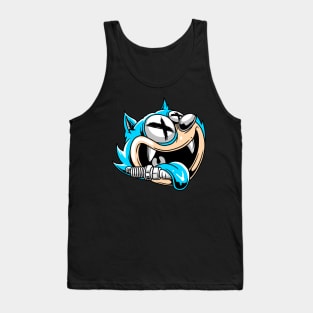 CARTOON DOODLE SPARK PLUG Tank Top